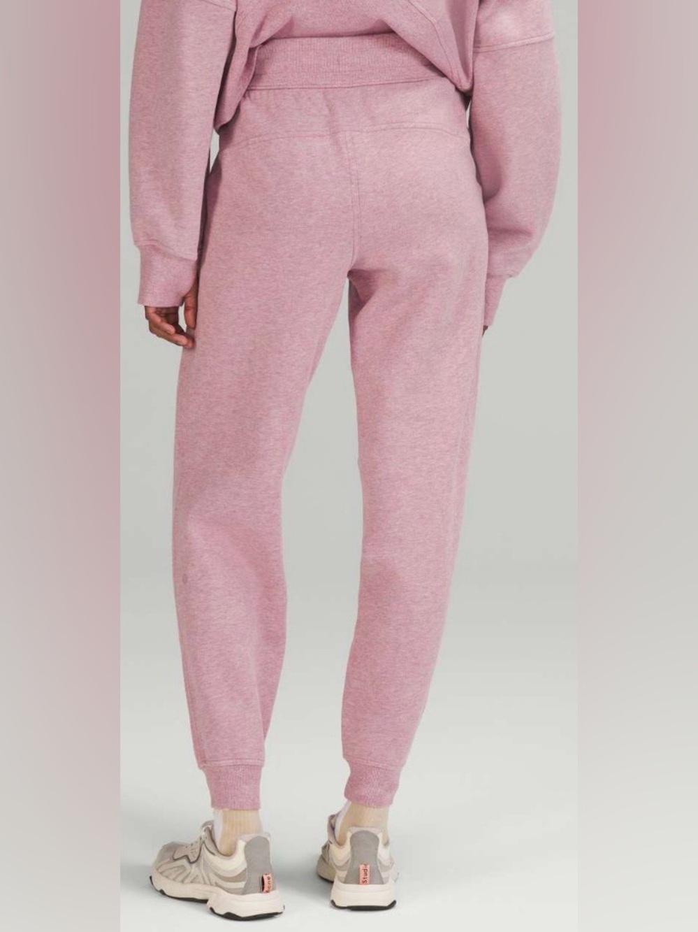 NWOT New Lululemon Scuba High-Rise Jogger Heathered Pink Taupe